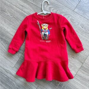 Ralph Lauren Red Graphic Dress